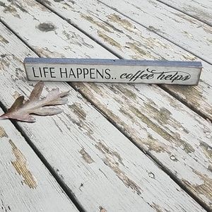 Small rustic sign